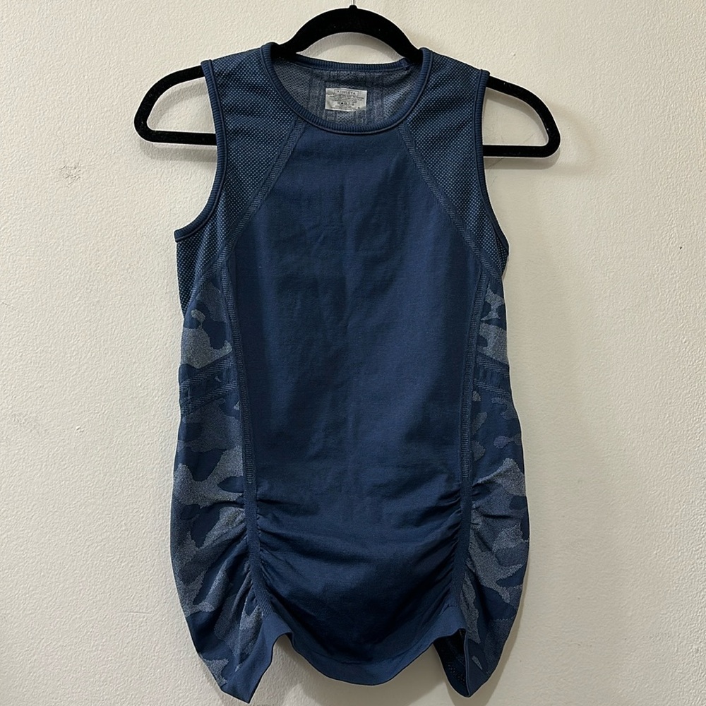 Athleta Blue Camo Tank